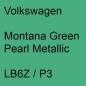 Preview: Volkswagen, Montana Green Pearl Metallic, LB6Z / P3.